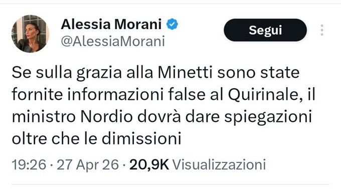 Approfonditore's tweet photo. @AlessiaMorani Sono molte le cose su cui dovete riflettere https://t.co/NPicKZchDx