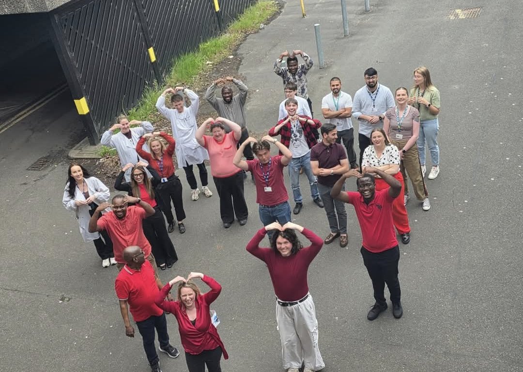 IBMS_Scotland's tweet photo. What a fantastic effort everyone across Scotland made for celebrating 10 years of #BiomedicalScienceDay yesterday! Lots of cake, group photos, outreach and inspiring the next generation.  
Well done everyone 👏🏻 
👨🏻‍🔬🩸🦠👩🏼‍🔬🔬
#AtTheHeartOfHealthcare 
#becomeabiomedicalscientist https://t.co/uKQCRZk2x0