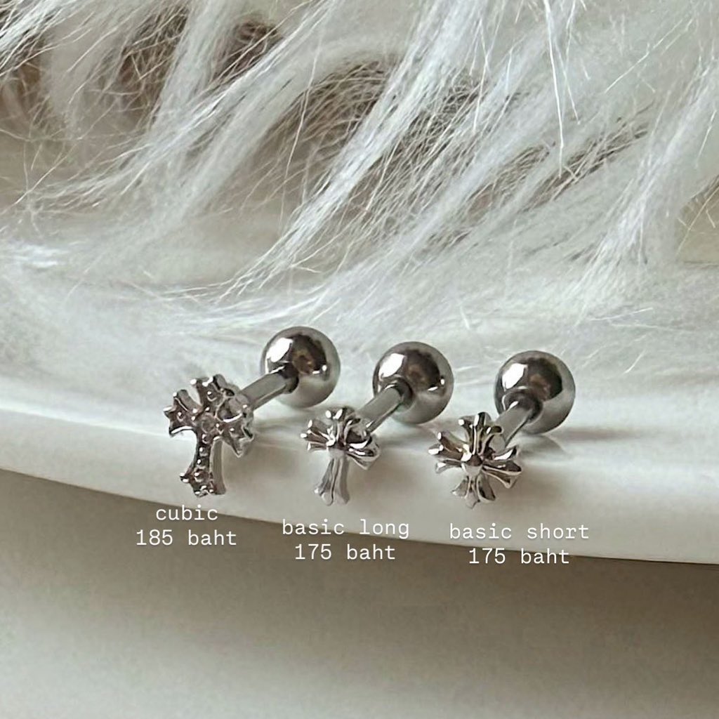 andus__'s tweet photo. cross piercing (🫧younglong)

175 / 185.- ต่อชิ้น มัดจำ 50 บาทคับ https://t.co/oyIeAhQTF4