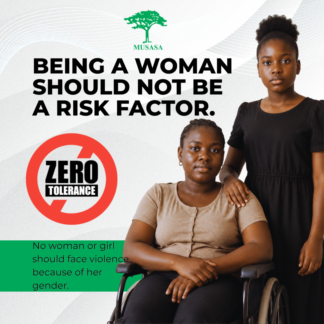 MUSASAZIM's tweet photo. Being a woman should not be a reason to live in fear. Let’s speak out against violence and build communities where every woman and girl can live in safety and with dignity.

#endgbv https://t.co/g5GaFeruBL