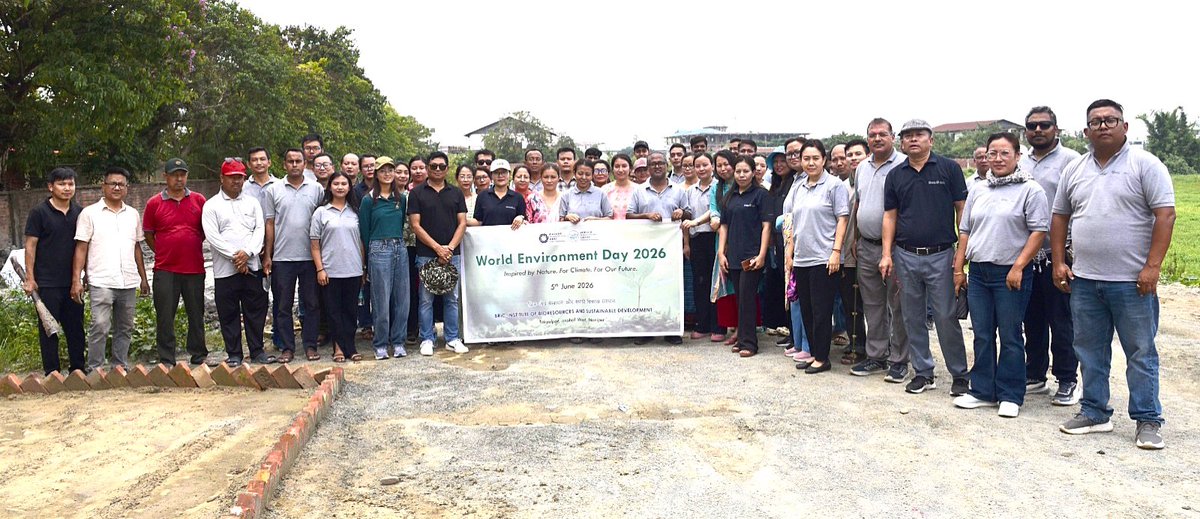 DBT_IBSD's tweet photo. World Environment Day 2026 was celebrated at BRIC-IBSD with tree plantation drive to promote environmental conservation &amp; sustainability. The event witnessed enthusiastic participation of staff reaffirming our collective commitment. @DBTIndia @DrJitendraSingh @rajesh_gokhale https://t.co/yrMKC7A6rS