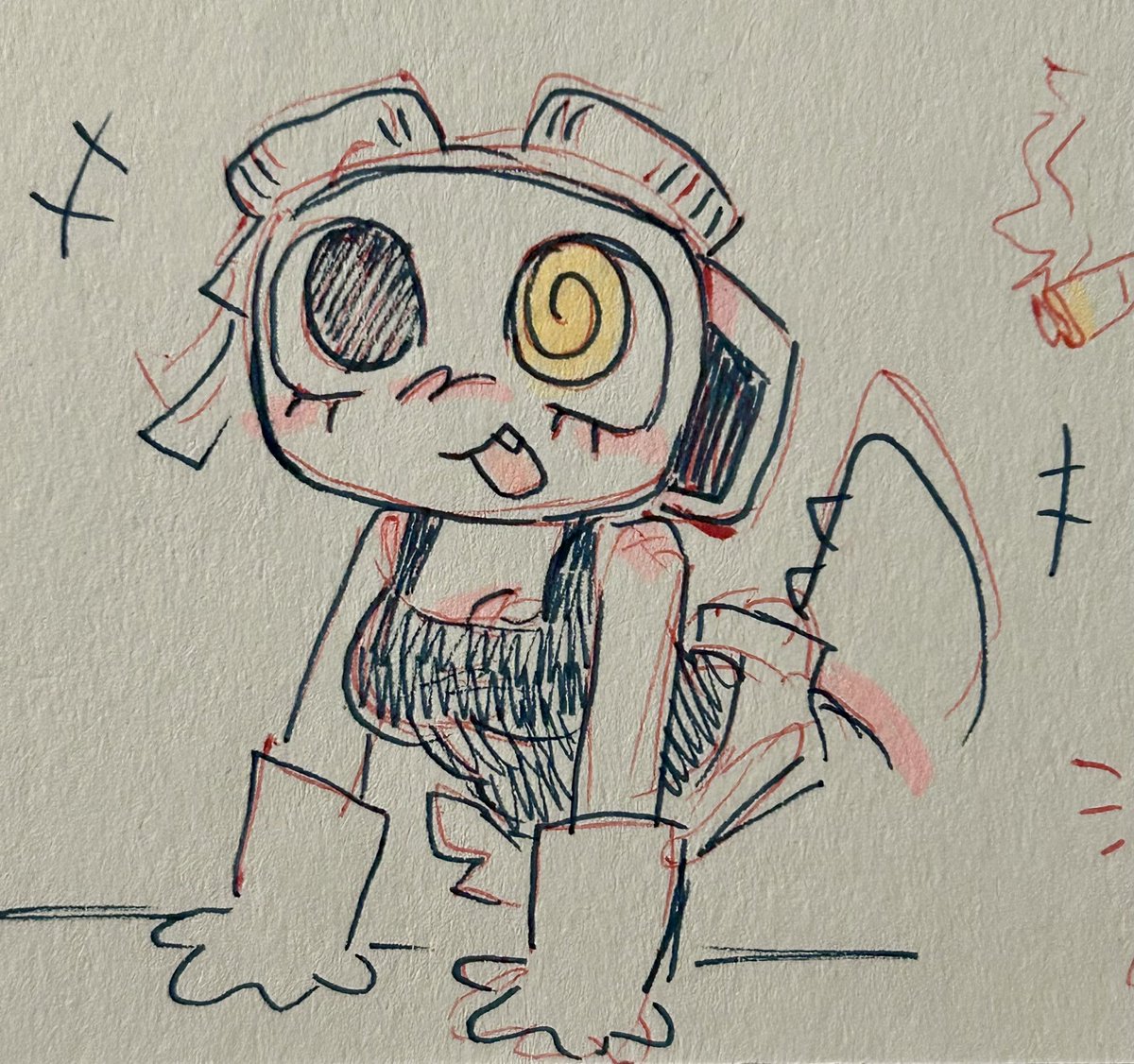 itz_fishstix's tweet photo. Shelly doodle from work today https://t.co/DDIOHeM9Jb