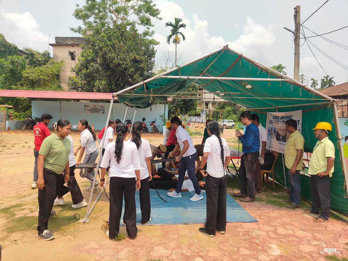 DisasterMgmtTRP's tweet photo. District Level Civil Defence Air Raid / Blackout Mock Exercise conducted on 04.06.2026 at SDM Office Amarpur with the involvement of Civil Defence Volunteers &amp; Emergency Response Teams organized by District Disaster Management Authority,Gomati District. https://t.co/aW23XfgMpF