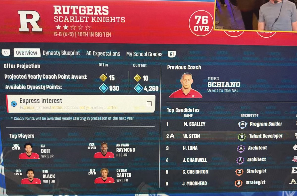 network_th13559's tweet photo. @RutgersOn3 Rutgers Dyzier Carter 80 rating 💯 https://t.co/adLszeRkSp