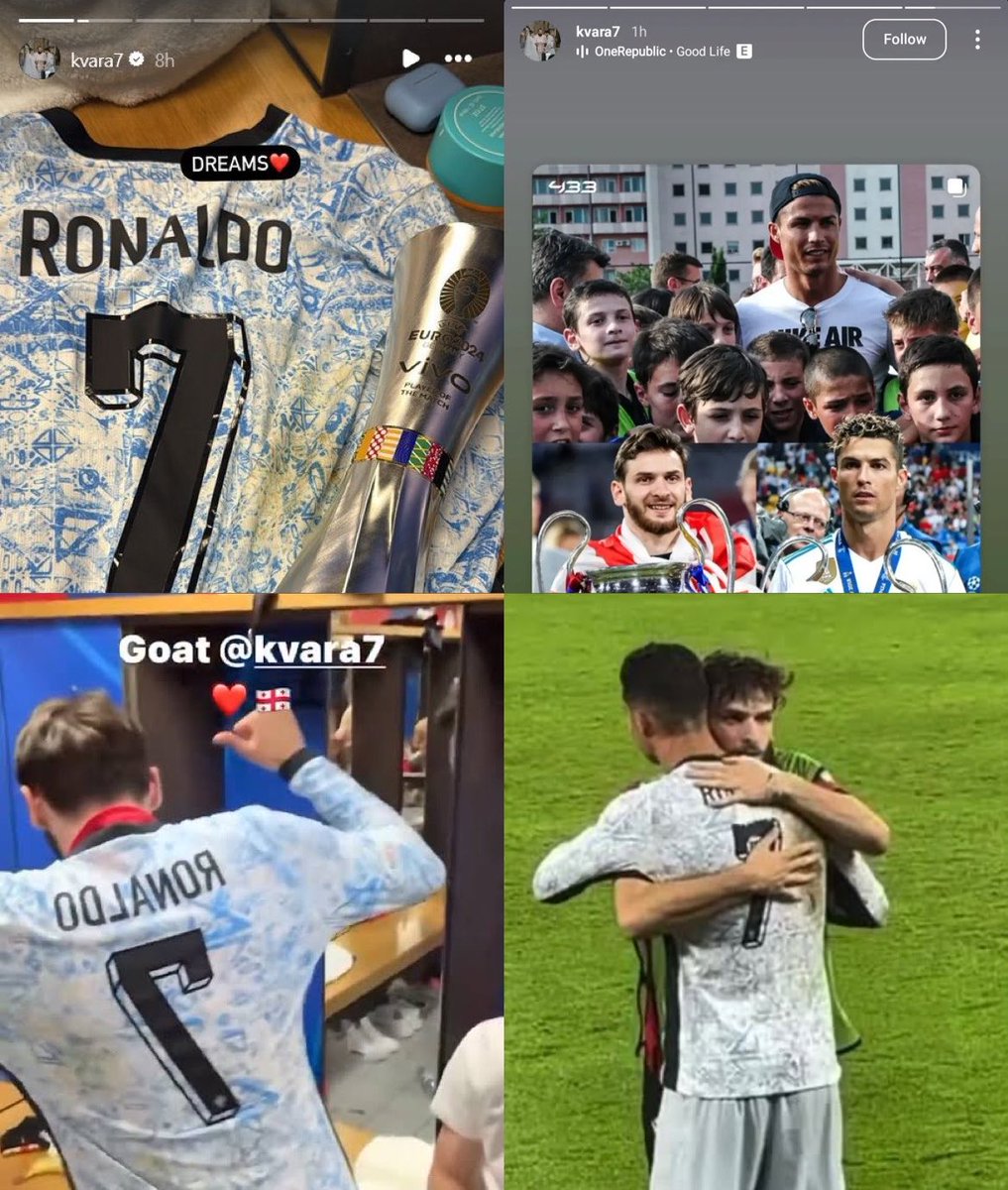 Gavin22j's tweet photo. 🚨🚨🚨 Khvicha Kvaratskhelia on Cristiano Ronaldo:

“When I was younger, one coach told me something I never forgot.

He said: ‘Watch how Cristiano reacts after losing the ball.’

Most young players only study skills. But Ronaldo immediately tried to win the ball back, even after mistakes.”

“That mentality shocked me. He hated losing even small moments during matches.

After that, I started paying attention to mentality more than highlights.”

“Cristiano made many young players understand that greatness is not only talent  it’s obsession.”

" I will always love cristiano Ronaldo,he achieved alot thanks to his professionalism. He lived a difficult life growing up. For me he'll be always my role model and the GREATEST OF ALL  TIME."  🐐🔥