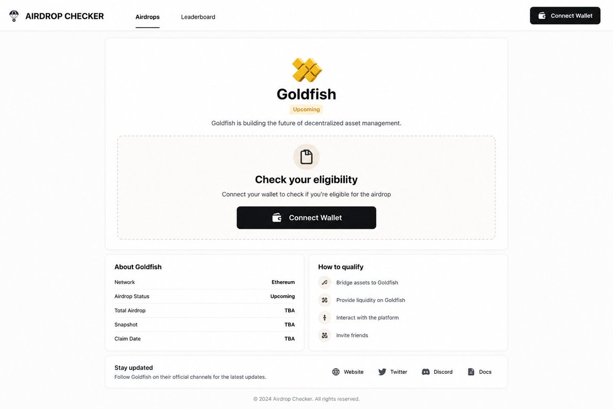 CryptoLakhan's tweet photo. 🚨 Goldfish Airdrop Chacker & TGE Official Update 😱 

Big news for the Goldfish community! 🔥

300M $GFIN tokens will be distributed to the community, representing 30% of the total 1B token supply.

👀 The Airdrop Checker is expected to go live very soon, and many users have already started sharing preview screenshots.

⏳ The checker isn't live yet, but I'll update everyone as soon as it launches.

Until then, keep increasing your points and stay active 📈

🫪 The TGE is expected to take place later this month or early in Quarter 3. 

💬 How many points have you earned so far?