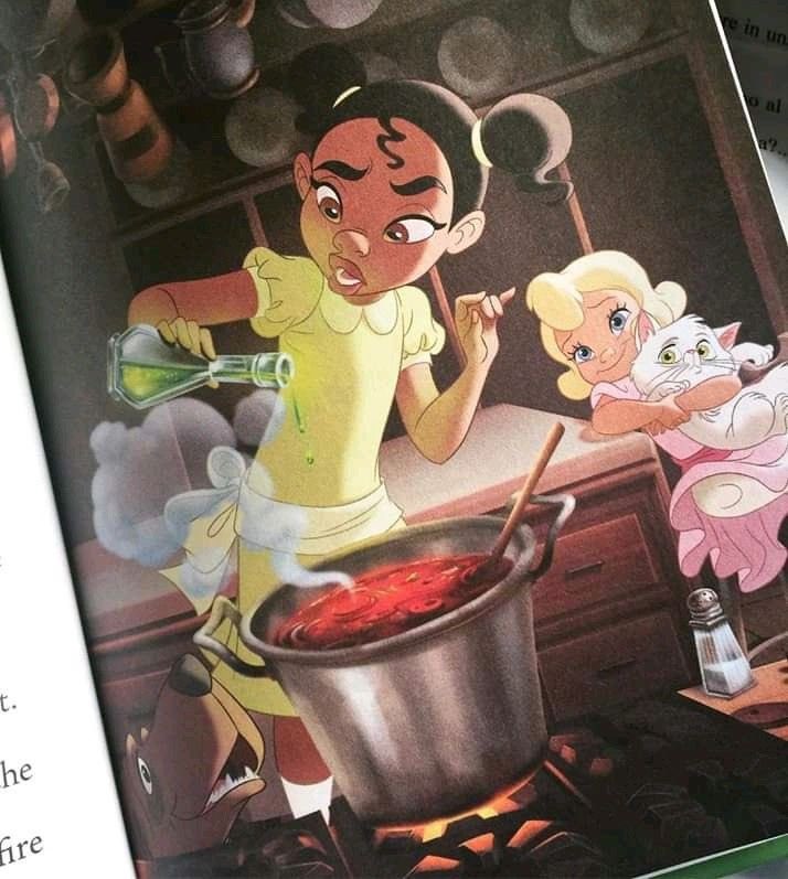 velouriabelle's tweet photo. Tiana and Lottie, her biggest supporter from day one. 💚 https://t.co/BzQInwbac7