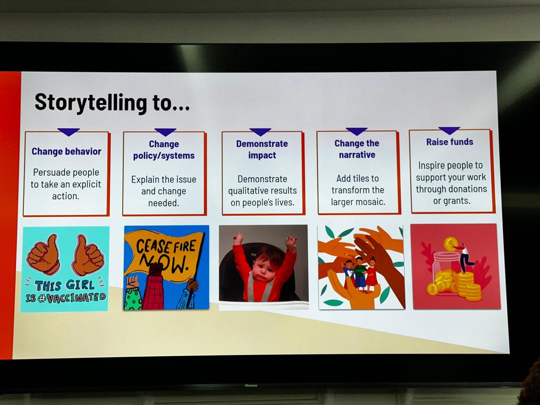 MomentWithT's tweet photo. Learning to better tell stories and craft strategic narrative to being about change in Nairobi kenya.
#tozero #commsskillsstrengtheningworkshop https://t.co/VMpIb5Fnbf