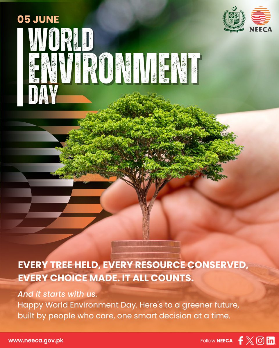 NEECA_Pakistan's tweet photo. Nature gives endlessly. The least we can do is give back. 🌍
Happy #WorldEnvironmentDay — #NowForClimate
#NEECA https://t.co/1flMYsRMKQ