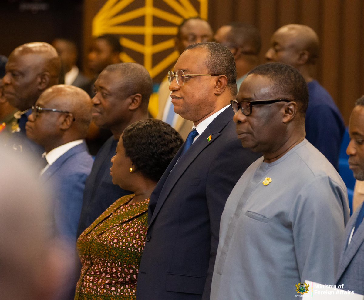 GyakyiQuayson's tweet photo. I joined the Ministerial Session of the Third Permanent Joint Commission for Cooperation (PJCC) between Ghana and Jamaica, held in Accra on 26th May 2026 and co-chaired by the Minister for Foreign Affairs of Ghana, Hon. Samuel Okudzeto Ablakwa, and Jamaica’s Minister of Foreign Affairs and Foreign Trade, Senator the Hon. Kamina Johnson Smith.

The session reaffirmed the longstanding historical ties between Ghana and Jamaica, founded on shared heritage, Pan-African solidarity, and strong people-to-people relations. Discussions focused on strengthening cooperation in trade and investment, agriculture, education, health, defence and security, tourism, arts and culture, as well as youth development.

The meeting concluded with the signing of key bilateral agreements, including cooperation in defence, arts and culture, and the recruitment of Ghanaian health professionals for Jamaica, alongside the adoption of the Agreed Minutes and Joint Communiqué.

Both countries reaffirmed their commitment to deepening bilateral relations and ensuring the effective implementation of the agreements reached.