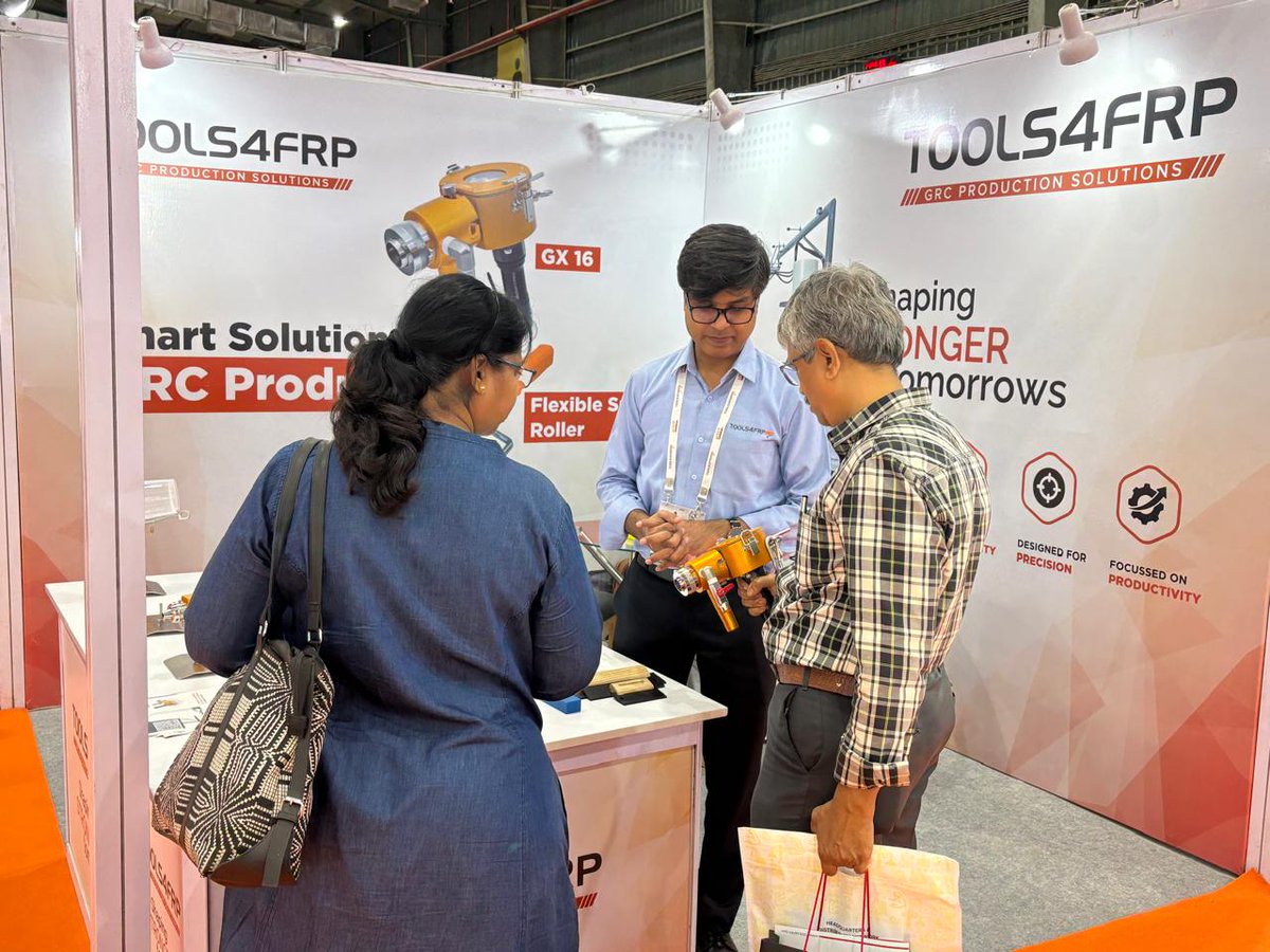 tools4frp160967's tweet photo. Thank you for the great conversations and interest in our GRC production solutions.

⏳ Final day today!

Visit the TOOLS4FRP booth and see innovation in action.

#TOOLS4FRP #GRC #ShapingStrongerTomorrows 🚀 https://t.co/8d3g6kqTHJ