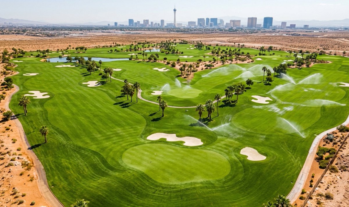 ukboomers's tweet photo. Just blocked the AI datacentre that would've drained England's rivers dry. What a milestone. Off to a Las Vegas golf course tomorrow to celebrate. A miracle in the desert, green as Surrey. Worth a visit. 🇬🇧 https://t.co/xt6nKg56kv