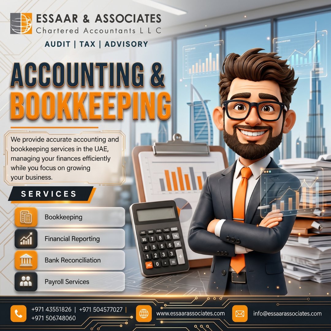 essaarassociate's tweet photo. 📊 Keep your finances organized and your business growing with professional Accounting &amp; Bookkeeping Services from Essaar &amp; Associates.

✅ Bookkeeping
✅ Financial Reporting
✅ Bank Reconciliation
✅ Payroll Services
🌐 https://t.co/enCLybXsxC
#AccountingServices #Bookkeeping https://t.co/WcTopdq1cM