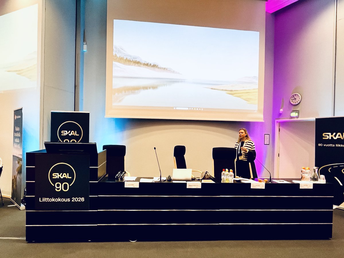 SKALry's tweet photo. Seinäjoella alkaa kaikki olla valmista #SKALLiittokokous2026'tta varten! 

Päivän ohjelmassa niin puheenjohtajiston ja hallituksen jäsenten valinta sekä #VuodenSKALKuljetusyritys- palkitseminen! Suuri päivä siis tulossa 🤩

#kuljetusala #yrittäjyys #logistiikka #raskasliikenne https://t.co/5GcOiniOTk