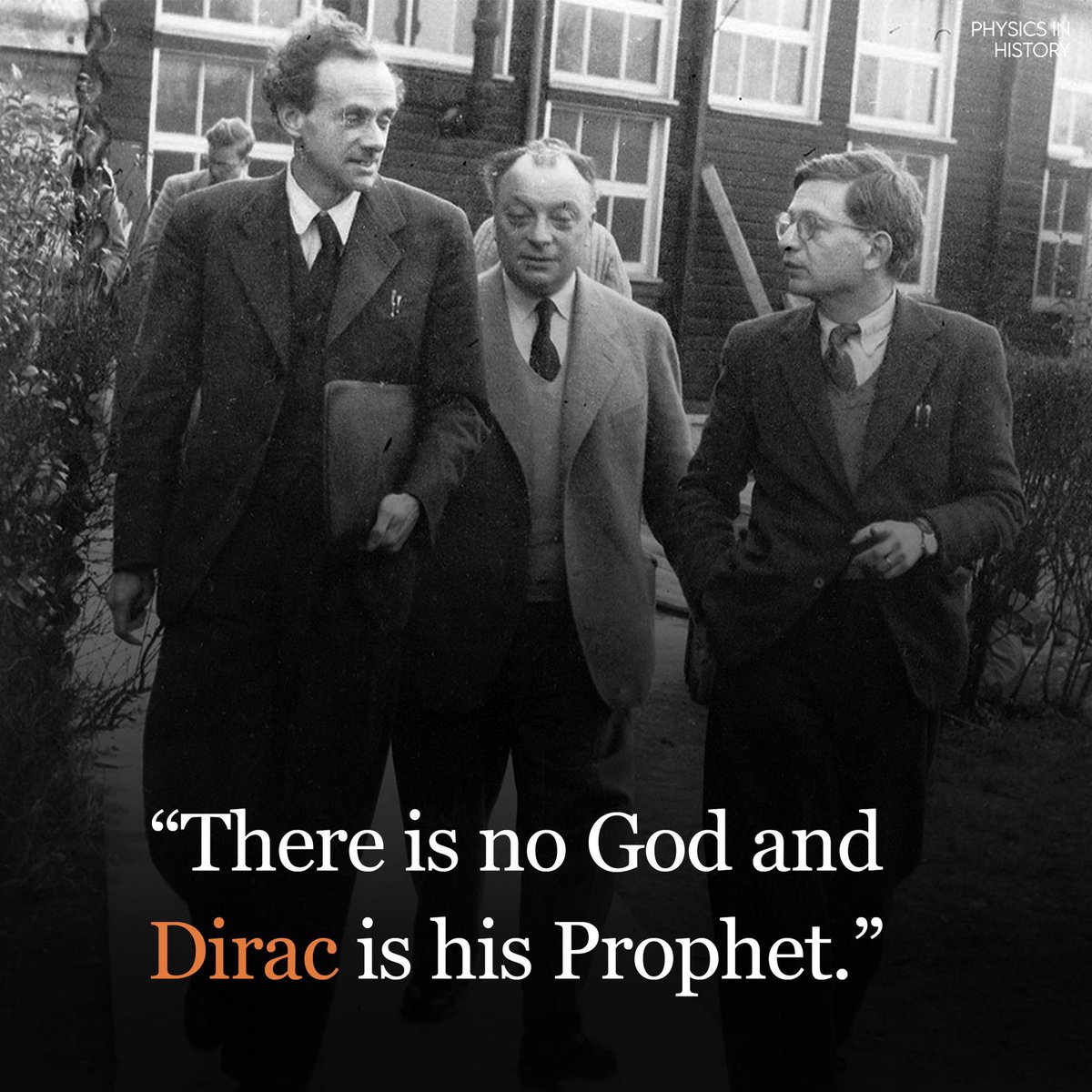 PhysInHistory's tweet photo. Remark made by Wolfgang Pauli during 5th Solvay Conference in 1927 during a discussion about the religious views of various physicists ✍️ https://t.co/qfrJ2wyxQ3