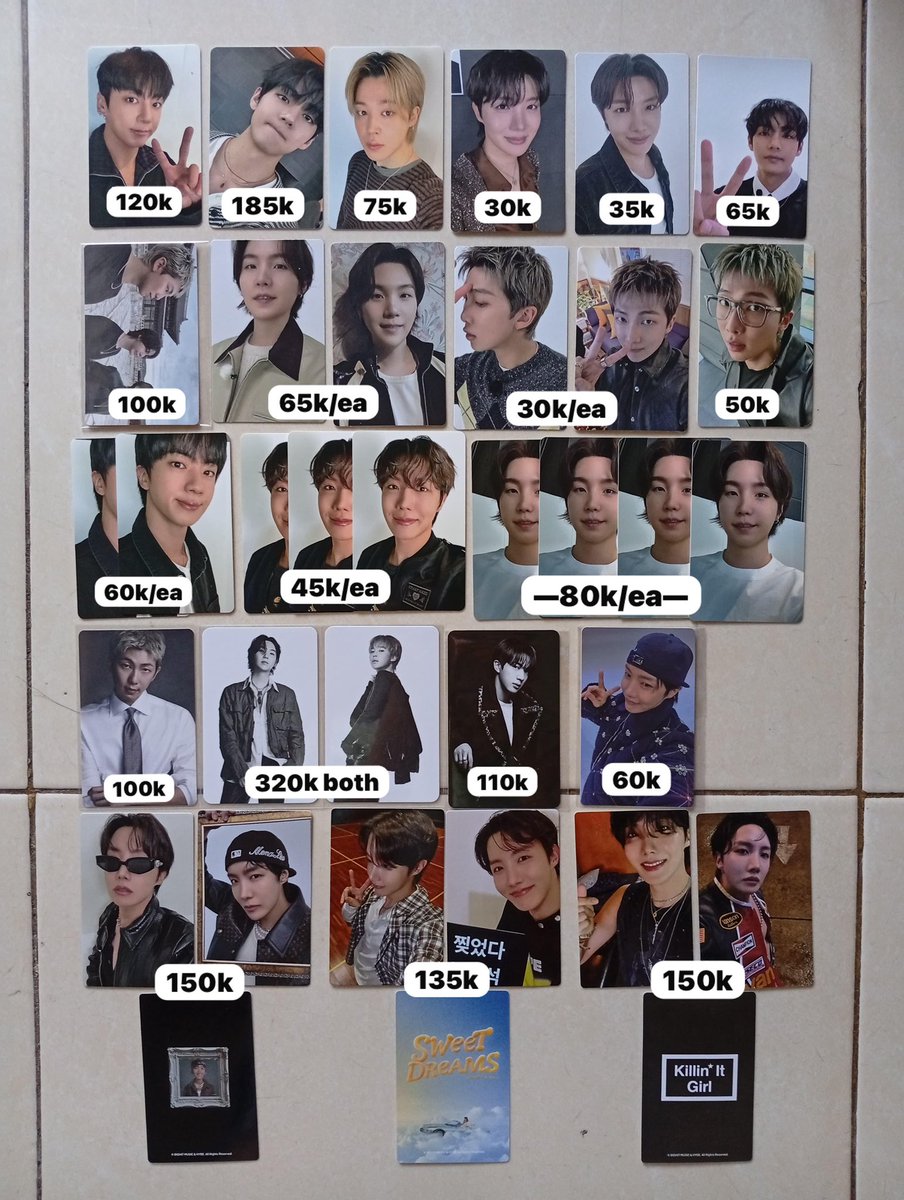 abbysscc's tweet photo. #btssell photocard bts ready ina arirang luckydraw musickorea mukor pob weverse arirang pc album rik rim jp ld

💵 price in pict
✅pack
❌admin shopee 12%
💌dm for condition 
tg.s wts bts photocard jin rm yoongi jhope jimin jungkook taehyung yoongi photocard bts ina ph kr jp ina https://t.co/67NWPeLkhd