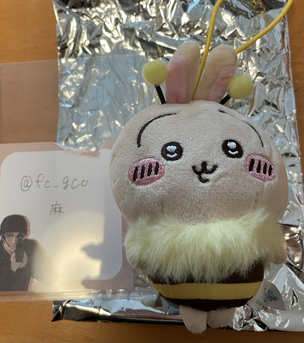 fc_gco's tweet photo. ちいかわ ハチさんぬいぐるみ 交換

【譲】うさぎ
【求】ちいかわ

郵送での交換のみ
FF外からもお気軽にお声がけください！ https://t.co/UC5Yc3chYQ