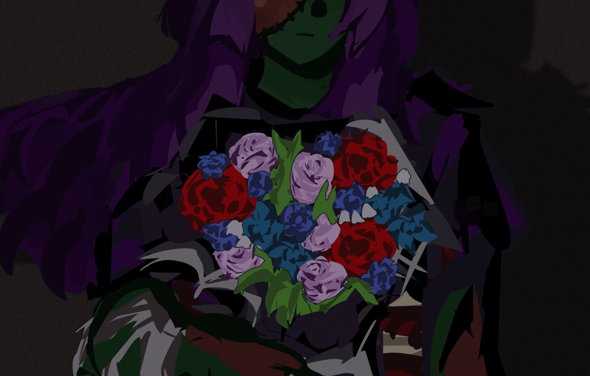 dontaskleon's tweet photo. // strength spoilers ig

bouquet of flowers of the people i failed 
#honeydewmelenfanart https://t.co/OXtYU75iR2