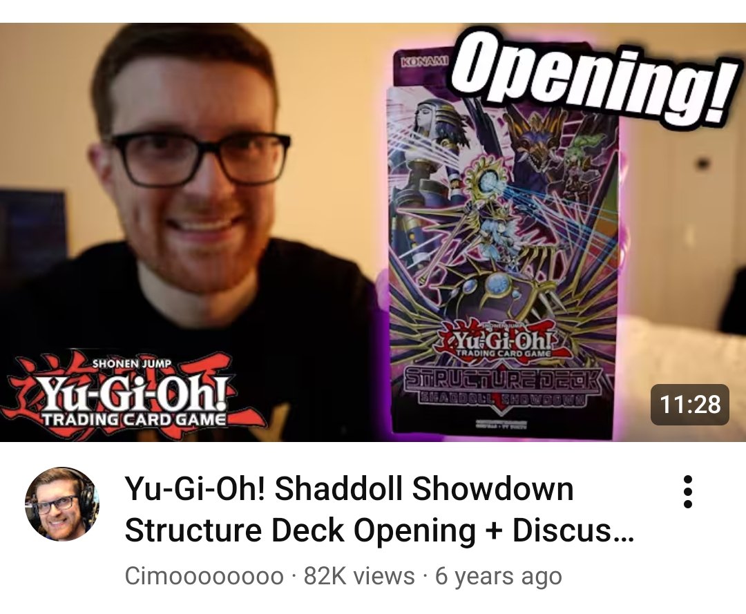 Nepcchi's tweet photo. You were one of the first people I watched after I came back to YGO 7-8 years ago and how I started playing physical again. I wouldn't be the person I am without Yu-Gi-Oh. Thank you Cimo https://t.co/SBhvZztIW1