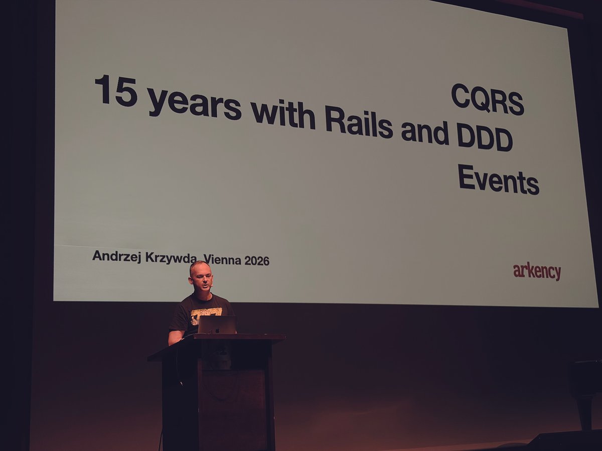 wrocloverb's tweet photo. Last weekend we had an amazing time at @RubyConfAT - inspiring Ruby talks, the spirit of classical Vienna, and wonderful people all around.

Thank you to everyone who made it so memorable. We came home with great memories and inspiration for wroclove.rb 2027! Stay tuned ⭐ https://t.co/tN1jFlTYgi