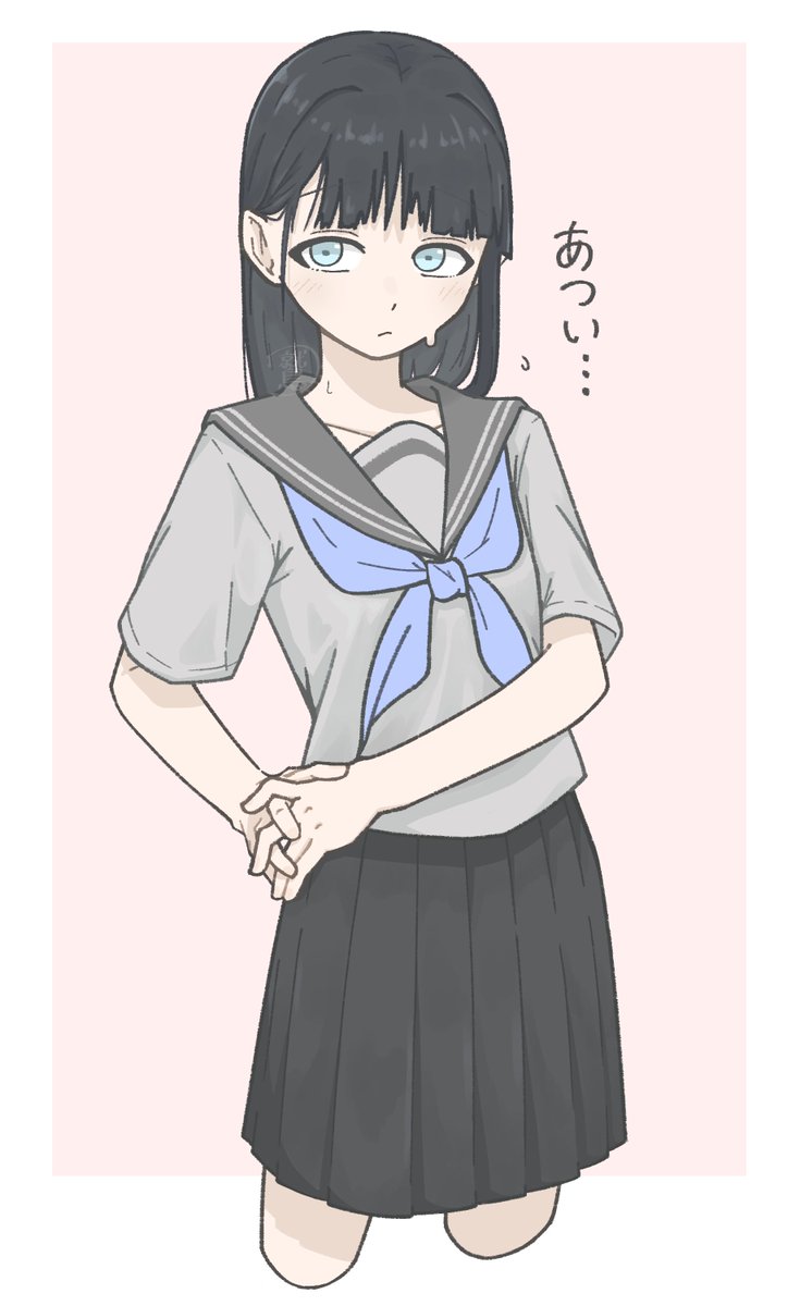 Wasi_wasimo's tweet photo. 結構気に入ってる夏服絵
#再掲 https://t.co/Uhhga0uSCQ