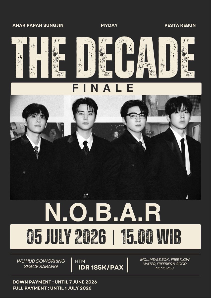 peachpluieyy's tweet photo. Haii aku ada slot nonton bareng nobar The Decade Finale nya day6 nii 🤗

yang minat bisa komen yaa atau DM akuu 💌 thankyouu

#day6 #thedecade #nobar https://t.co/xdeT7TN26p