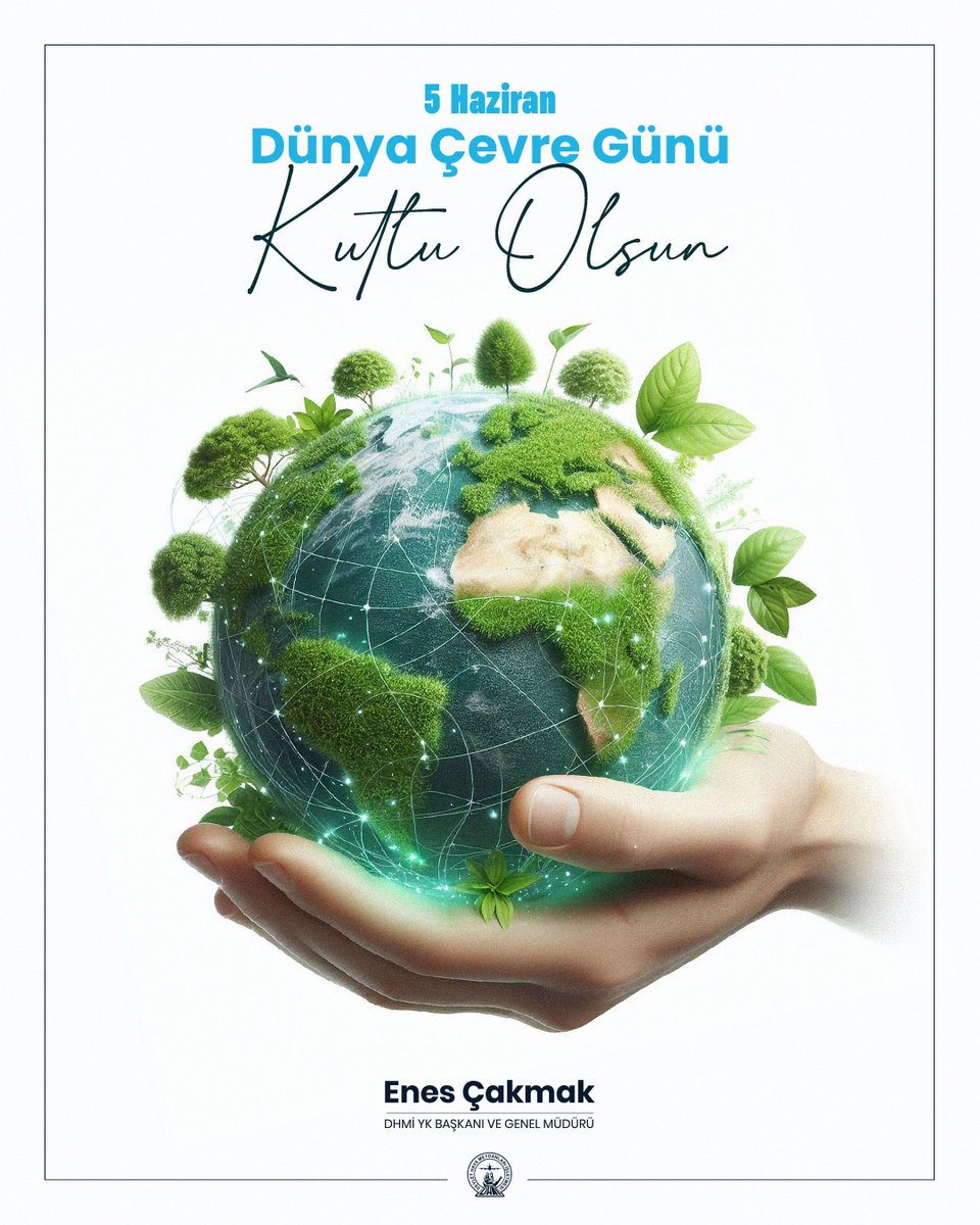 ecakmakdhmi's tweet photo. DHMİ olarak, havacılığın sürdürülebilir geleceğini çevreye duyarlı bir anlayışla şekillendirme sorumluluğuyla hareket ediyor; hayata geçirdiğimiz her proje ve yürüttüğümüz her faaliyette “Sürdürülebilir Çevre, Sürdürülebilir Havacılık” ilkesini esas alıyoruz.

Yolcu ve çevre dostu havalimanlarımızda; doğal kaynakların korunması, enerji verimliliğinin artırılması, yenilenebilir enerji yatırımlarının yaygınlaştırılması, sıfır atık uygulamalarının güçlendirilmesi ve iklim değişikliğiyle mücadele çalışmalarının kararlılıkla sürdürülmesi önceliklerimiz arasında yer alıyor.

Gelecek nesillere daha yaşanabilir bir dünya bırakma hedefiyle, çevreye duyarlı havacılık yaklaşımımızı güçlendirmeye; sürdürülebilirlik odaklı projelerimiz, Karbonsuz ve Sıfır Atık belgeli havalimanlarımız ve çevre dostu uygulamalarımızla yarınlara değer katmaya devam ediyoruz.

Çevrenin korunmasına yönelik toplumsal farkındalığın artmasına vesile olması temennisiyle #DünyaÇevreGünü’nü kutluyorum.