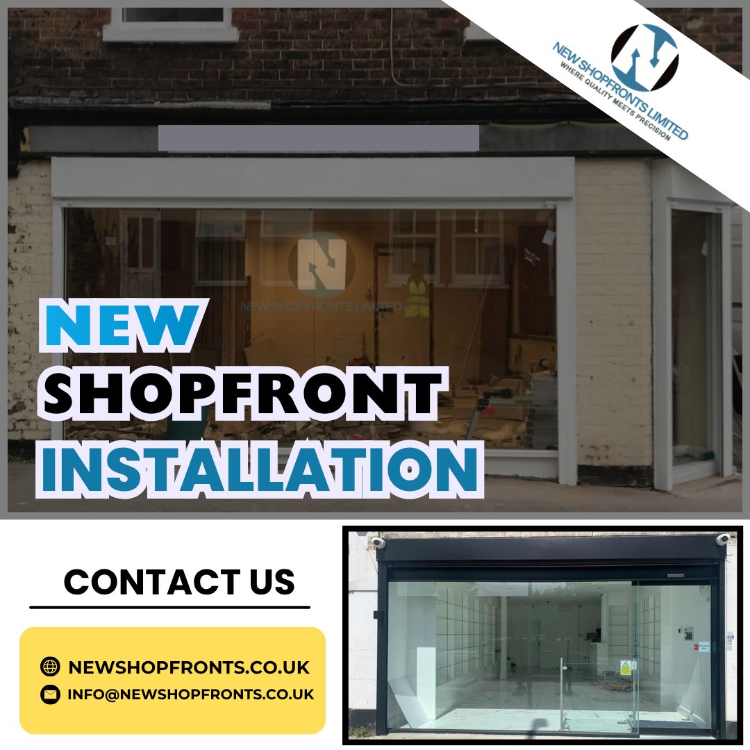 newshopfronts's tweet photo. 👉Professional New Shop Front Installation Service delivers modern appearance lasting durability secure access and expert craftsmanship for retail and commercial properties alike!🏬🔨
#ShopFrontInstallation #RetailFitOut #CommercialProperty
👉Website: https://t.co/GXpBo5pAcM https://t.co/dJ2R5Nw3ZX