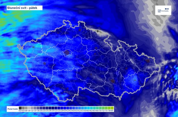 CHMUCHMI's tweet photo. 🌧V noci na dnešek pršelo hlavně v západní části Čech, během rána se déšť přesouvá na ostatní území Čech a dopoledne začne pršet i na Moravě a ve Slezsku. Odpoledne se od západu začne zatažená obloha protrhávat, oblačnost začne být proměnlivá a už jen místy přeháňky, ojediněle i bouřky. Večer již srážky ustanou a později se i oblačnost rozpustí až do jasné oblohy.
🌡Nejvyšší denní teploty dnes dosáhnou 16 až 21 °C, ve Slezsku vystoupí až na 23 °C. Sobotní ráno bude chladnější než dnešní, počítáme s teplotami 11 až 7 °C, v údolích bude ojediněle až 5 °C. K ránu se také místy vytvoří mlhy. Zítřejší odpolední teploty budou asi o 4 °C vyšší než dnešní, tedy 21 až 25 °C, na jihu Moravy až 27 °C.
Sobota začne malou oblačností, postupně od jihozápadu čekáme oblačno a později odpoledne a večer se v Čechách místy objeví přeháňky.
Na přiložených obrázcích:
🟠Nejvyšší teploty dnes,
🔵Očekávané dnešní množství srážek,
🟡 Sluneční svit během dnešního dne.