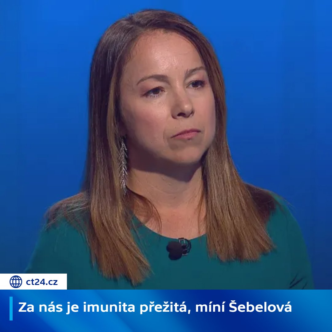 Interviewct24's tweet photo. 1/3 Podle předsedkyně klubu STAN Michaely Šebelové jsou politici lidé jako všichni ostatní a měli by být trestaní za přestupky, které udělají. Řekla to v pořadu Interview ČT24 ve spojitosti se Starosty navrhovanou změnou imunity zákonodárců. Dodala, že za ně je imunita přežitá. https://t.co/i42uIMGbtq