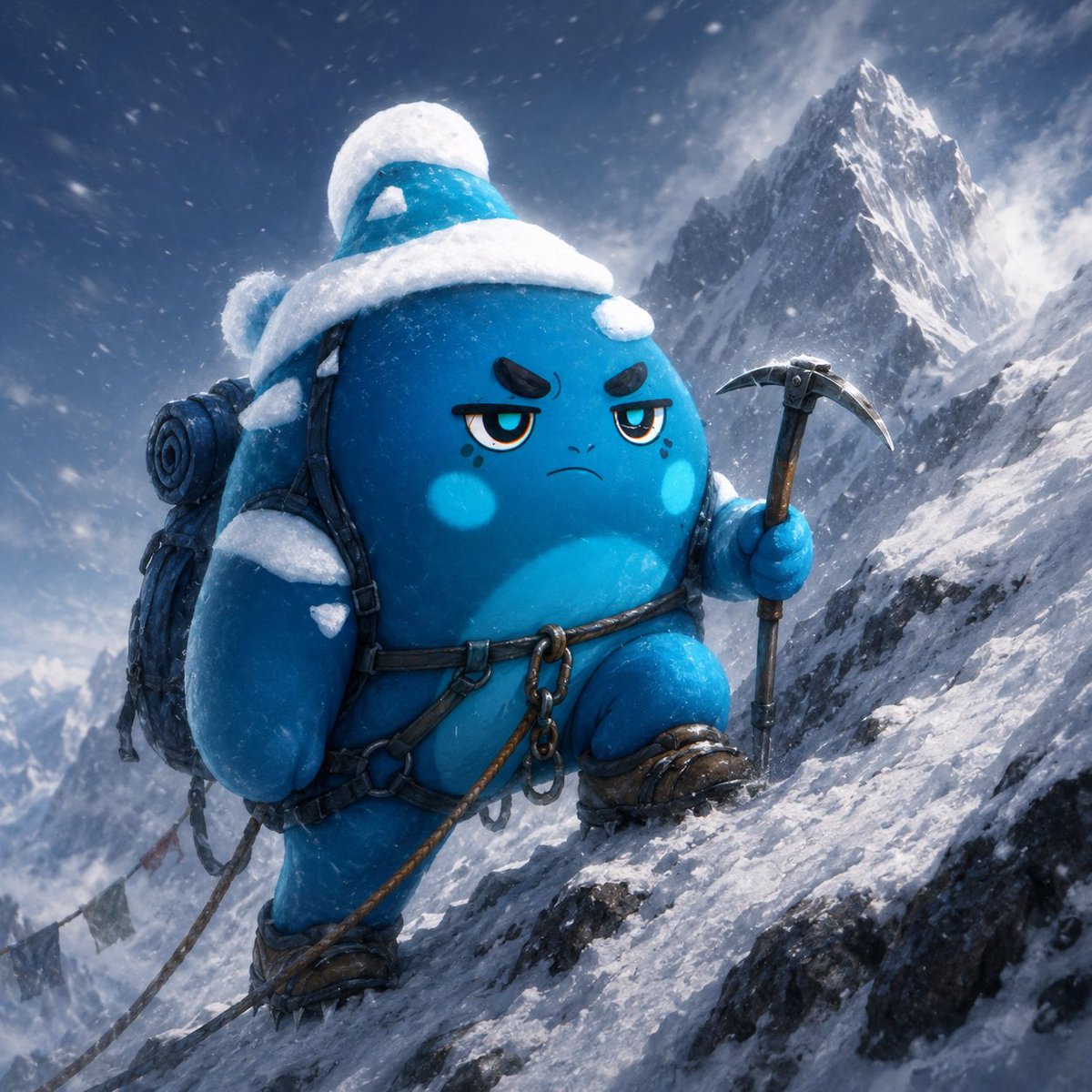 toplifecrypto's tweet photo. The road is never easy.
There will be snow, wind, and impossible slopes.
But there is something stronger than any mountain: a dino’s determination 🏔️🦖
@sleepagotchi #NFT #crypto https://t.co/3tdHrUKuay