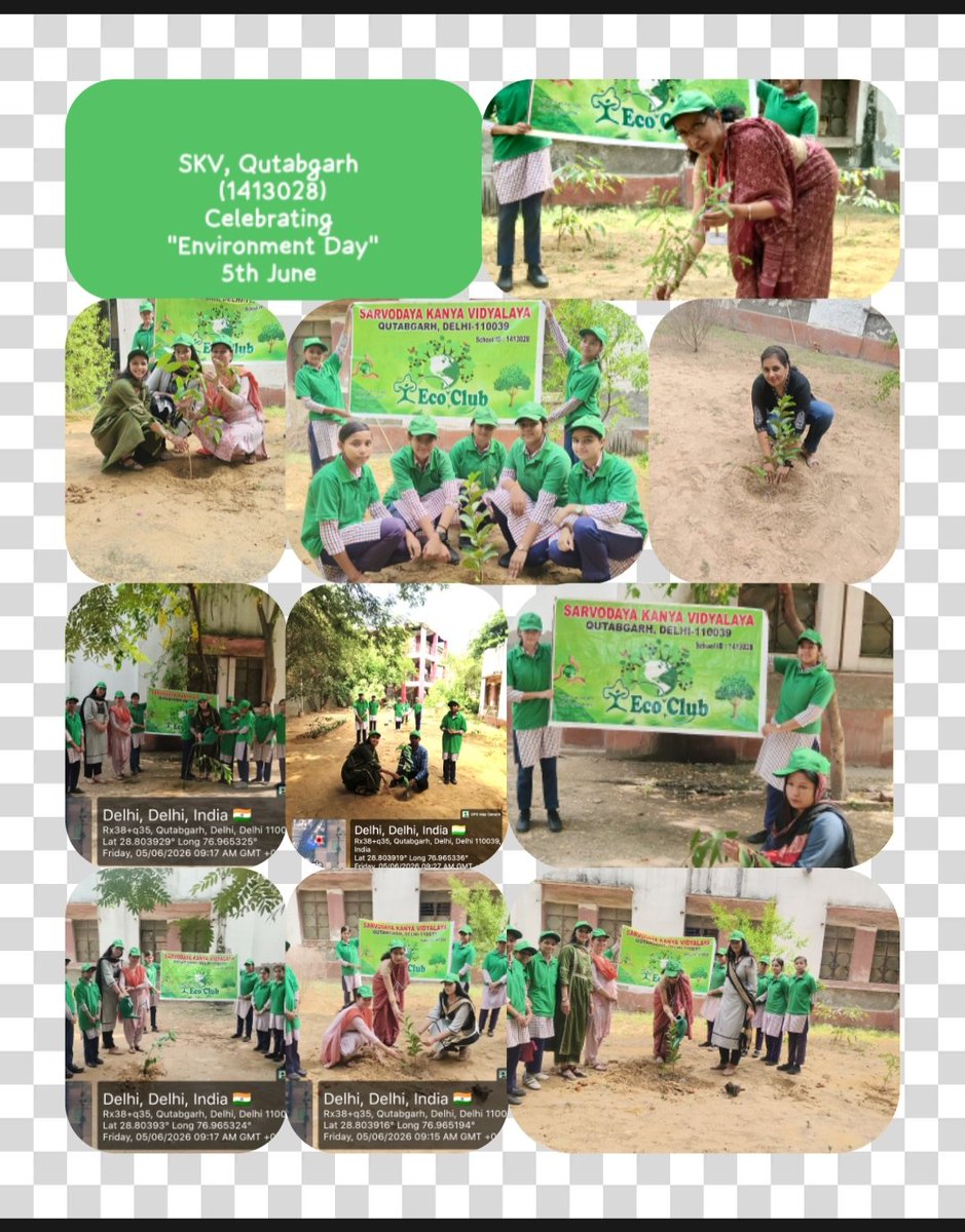 QutabgarhSkv's tweet photo. Environment day celebration at skv qutabgarh
@Dir_Education 
@EduMinOfIndia 
@gupta_rekha 
@princypandit 
@narendramodi @QutabgarhSkv https://t.co/1TCTyeJTP5