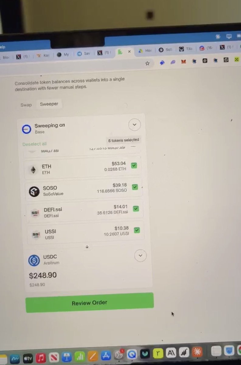 Farmercist's tweet photo. Here’s a step by step guide to get $65  or more from your old wallet just like headboy 👇

Now, meet @lunarfinance a multi-chain meta-aggregator

-visit: https://t.co/DX2Oy6m6PQ
-connect your EVM,Sui, Sei wallet
-head over to sweeper
-sweeper helps you swap all tokens from 0.1$ to $100 into usdt or ETH

I checked my wallet found out I had over $5000 but scattered across several chains and mostly dust… I swept everything from Ethereum chain, BSC, FTM to Arb sent it all to Bybit sold P2P 🙏

While they hide updates I uncover them, no need to thank me… we don’t do that here