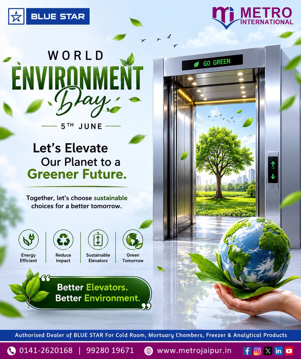 MetroInternati2's tweet photo. One planet. One home. One responsibility. 
This World Environment Day, let’s do our part to keep Earth clean, green, and full of life. 🌱🌍

#WorldEnvironmentDay #EnvironmentDay #SaveEarth #GoGreen #ProtectOurPlanet #SaveNature #GreenPlanet #EcoFriendly #metrointernational https://t.co/Cox8MXdbiC