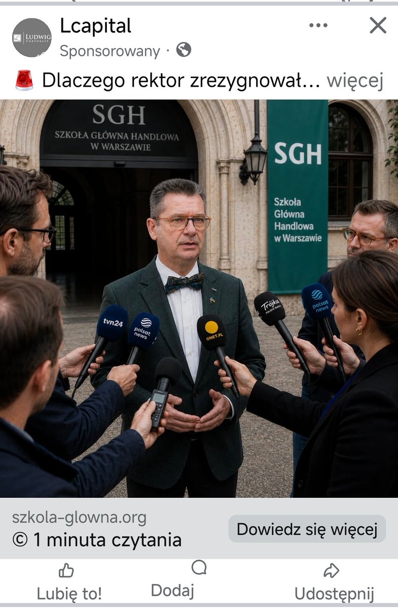 ScamBagPl's tweet photo. Dziś #ScamInwestycyjny z podszyciem pod SGH, bo czemu nie? https://t.co/AAvRZo19i9