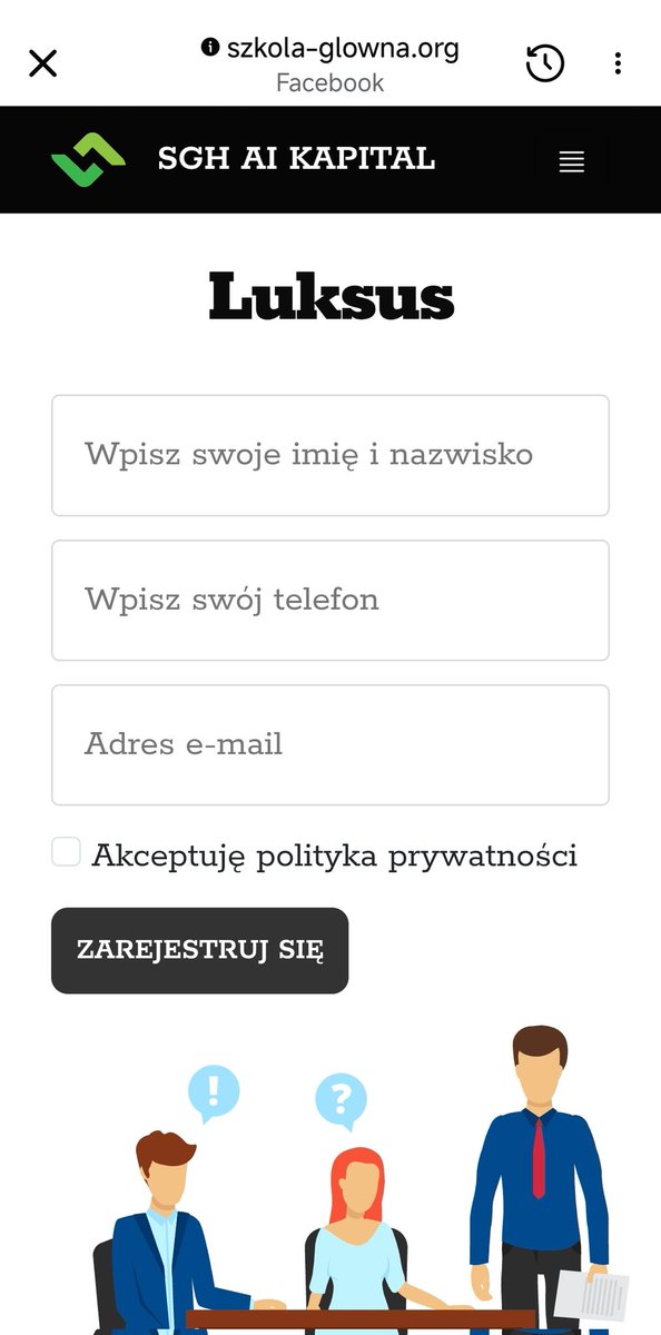 ScamBagPl's tweet photo. Dziś #ScamInwestycyjny z podszyciem pod SGH, bo czemu nie? https://t.co/AAvRZo19i9