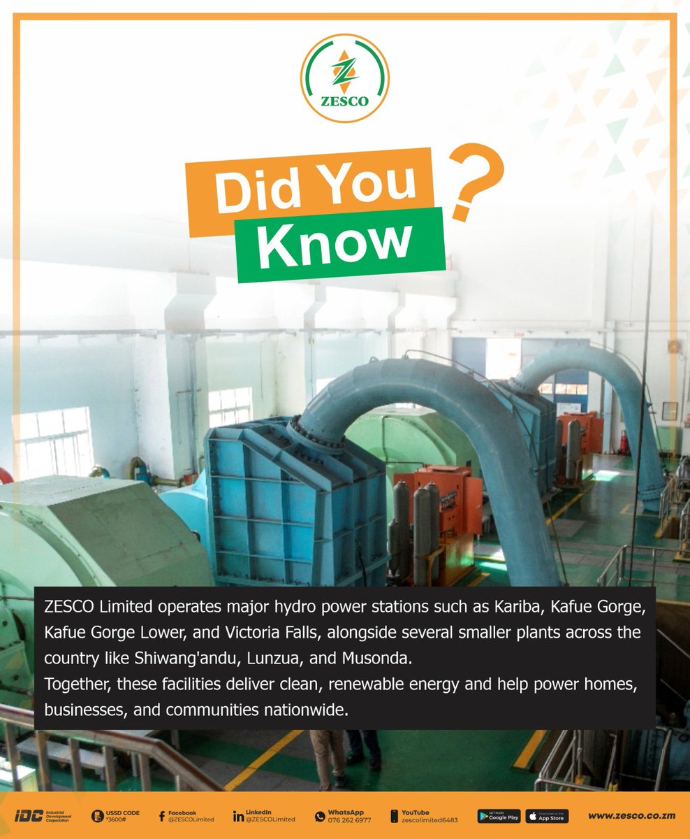 ZescoL's tweet photo. #ZESCO #DIDYOUKNOW https://t.co/Dgt45EerbL