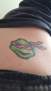 _ktfo's tweet photo. @mtracey "Wait, this is supposed to be a Ninja Turtle tattoo? It's just a generic "green head with bandana" that a certain type of guy would think looks cool" https://t.co/otfDpHWHvv