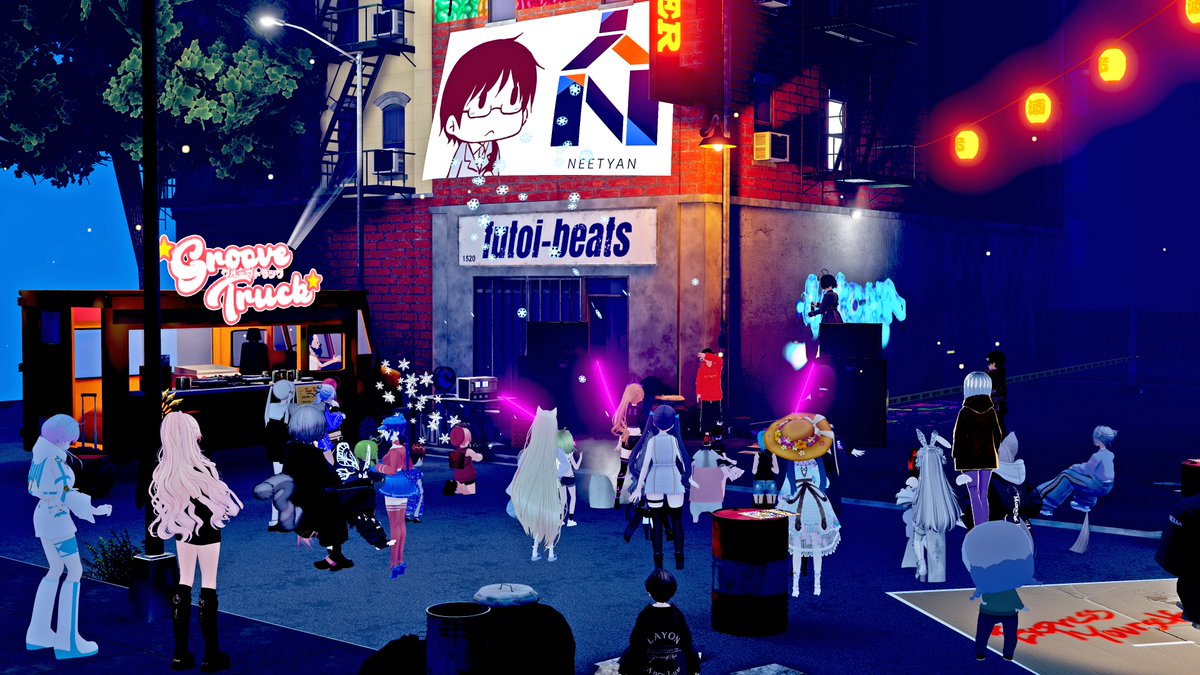 rapismile's tweet photo. お友達に誘ってもらって #groovetruck 行ってきました～！音楽ライブ見ながらライブペインティングも見られるイベント初めてだったので、終始「おぉ～！」ってなってました✨🐹こんなにキレイに描けるのすごい！
ニートヤンさんのラップと #ばににー の2人のお歌もとってもよかったです🥰 https://t.co/isxFAdWjhY