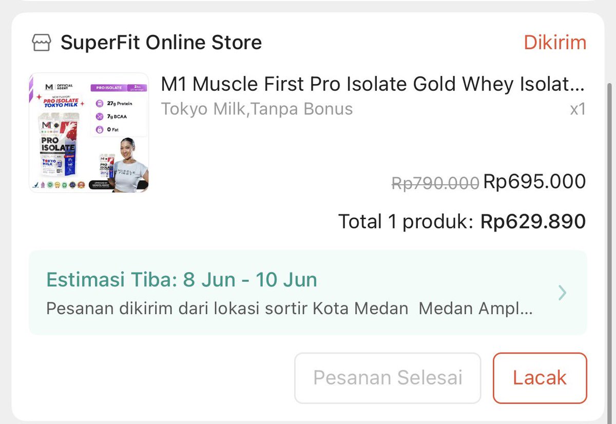 callmepioo_'s tweet photo. 😭 njir ga nangka pngriman dr medan…dah gt di Toktok lbh murah + Free creatine… SIAL 😭

di toktok skrg PROMO harganya turun di 500rebuan 🥹 dan Free Creatine 😭 https://t.co/WViTlhootl https://t.co/yZLLCdncr5