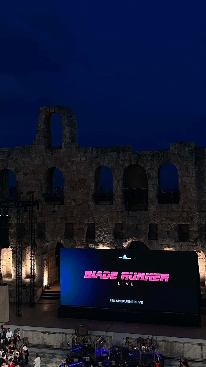alexvikatos's tweet photo. Watching Blade Runner at the Ancient Theatre Herodion in Athens while the market was getting destroyed was definitely an unforgettable experience.

Hyperliquid https://t.co/oiBIDsxtLr
