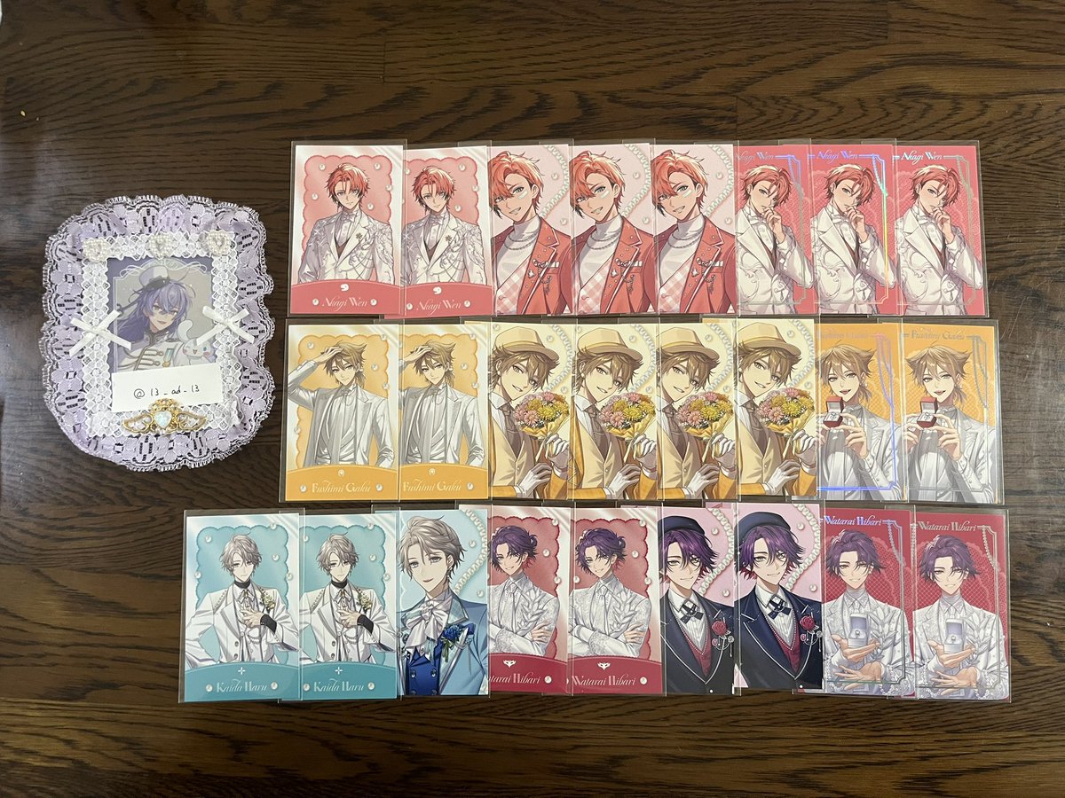 13_ad_13's tweet photo. にじさんじ　交換
Luminous Marriageジューンブライド フォト風カード 特典

譲：1、2枚目
求：3、4枚目 / 定価＋送料(PayPay)

💖ついたものが最優先になります、他は異種同種問いません。都内手渡し/郵送可
お気軽にお声がけください https://t.co/MKiETKlOis