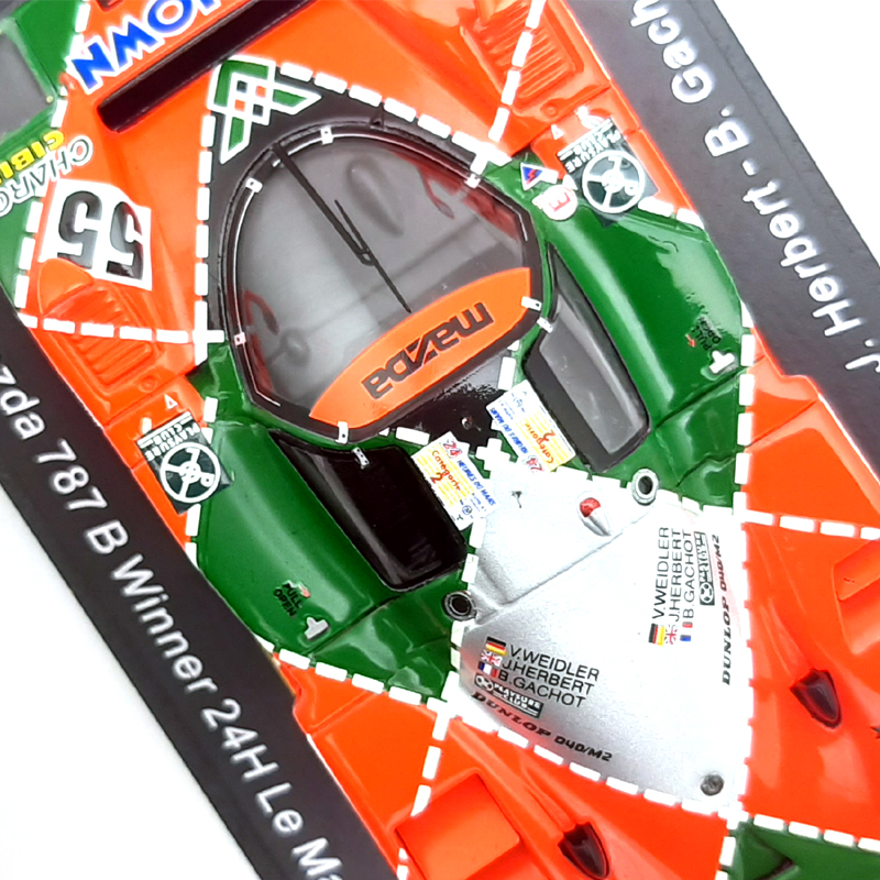 GPworld's tweet photo. Opnieuw leverbaar: 1/43 Spark Models

1991 Winner Le Mans
Mazda 787B
Weidler - Gachot - Herbert

https://t.co/kugKs365aW https://t.co/WiBdZkAuKT