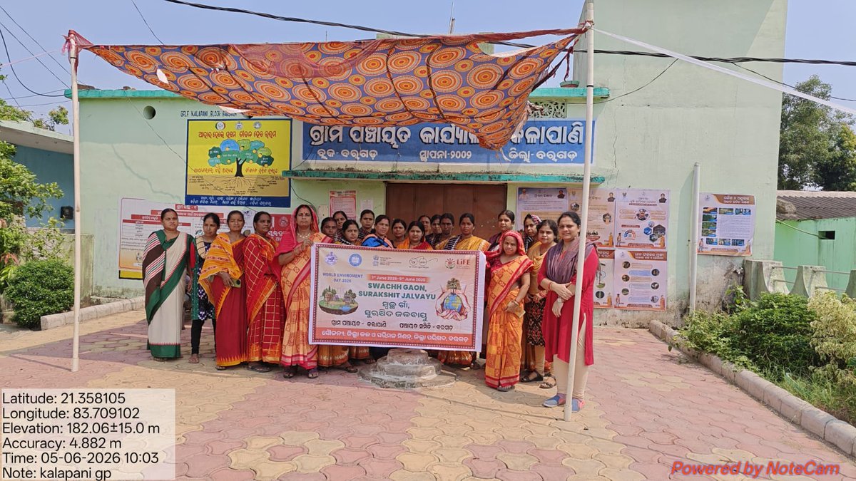 zpbaragada's tweet photo. Special Gram Sabha were conducted in Kalapani GP of Bargarh Block under Bargarh Dist on the occasion of WED-2026 under the SGSJ Campaign.  #SGSJ #WED2026 #MissionLiFe #SBMG #SWMRules2026 #MoPR @PRDeptOdisha @IPR_Odisha @MoJSDDWS @swachhbharat @DMBargarh @sbmodisha https://t.co/mNPiripKHY