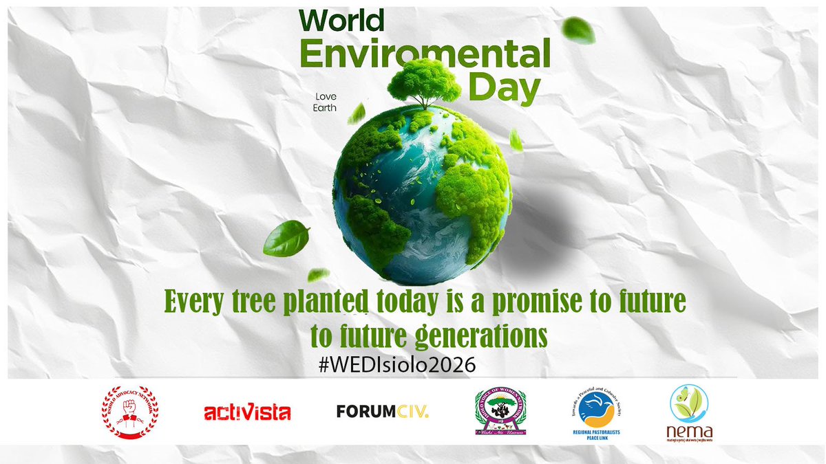 Prince_Victer's tweet photo. Every tree planted today is a promise to future generations when we Restore Isiolo Ecosystems with consistent care and collective responsibility across all local areas. #WEDIsiolo2026 https://t.co/rtjMeRPgCv