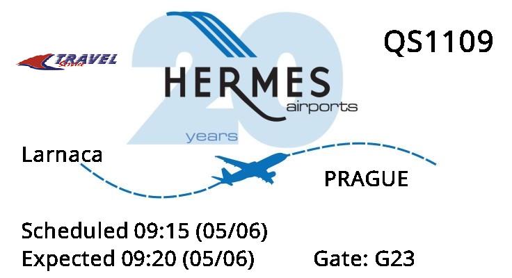 CyprusAeropolis's tweet photo. @Zbyek1552742 Flight QS1109 has departed
✈ Hermes Airports ✈ https://t.co/ubXwqxBjxr