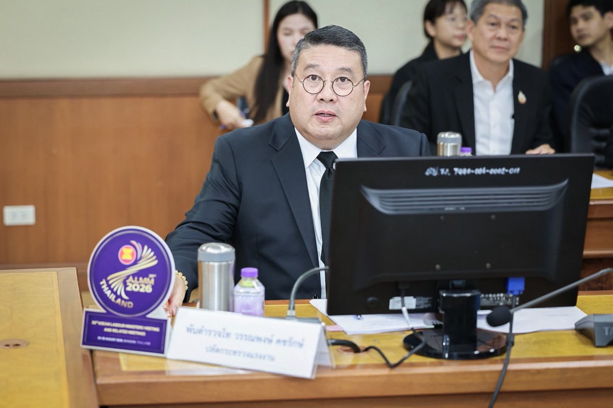 thaiMOL's tweet photo. ‘จุลพันธ์’ เผย ไทยเตรียมความพร้อมเป็นเจ้าภาพจัดประชุมรัฐมนตรีแรงงานอาเซียน ครั้งที่ 29 มุ่งเน้นการพัฒนาทุนมนุษย์สู่สากล https://t.co/C8TSeL6gBE
