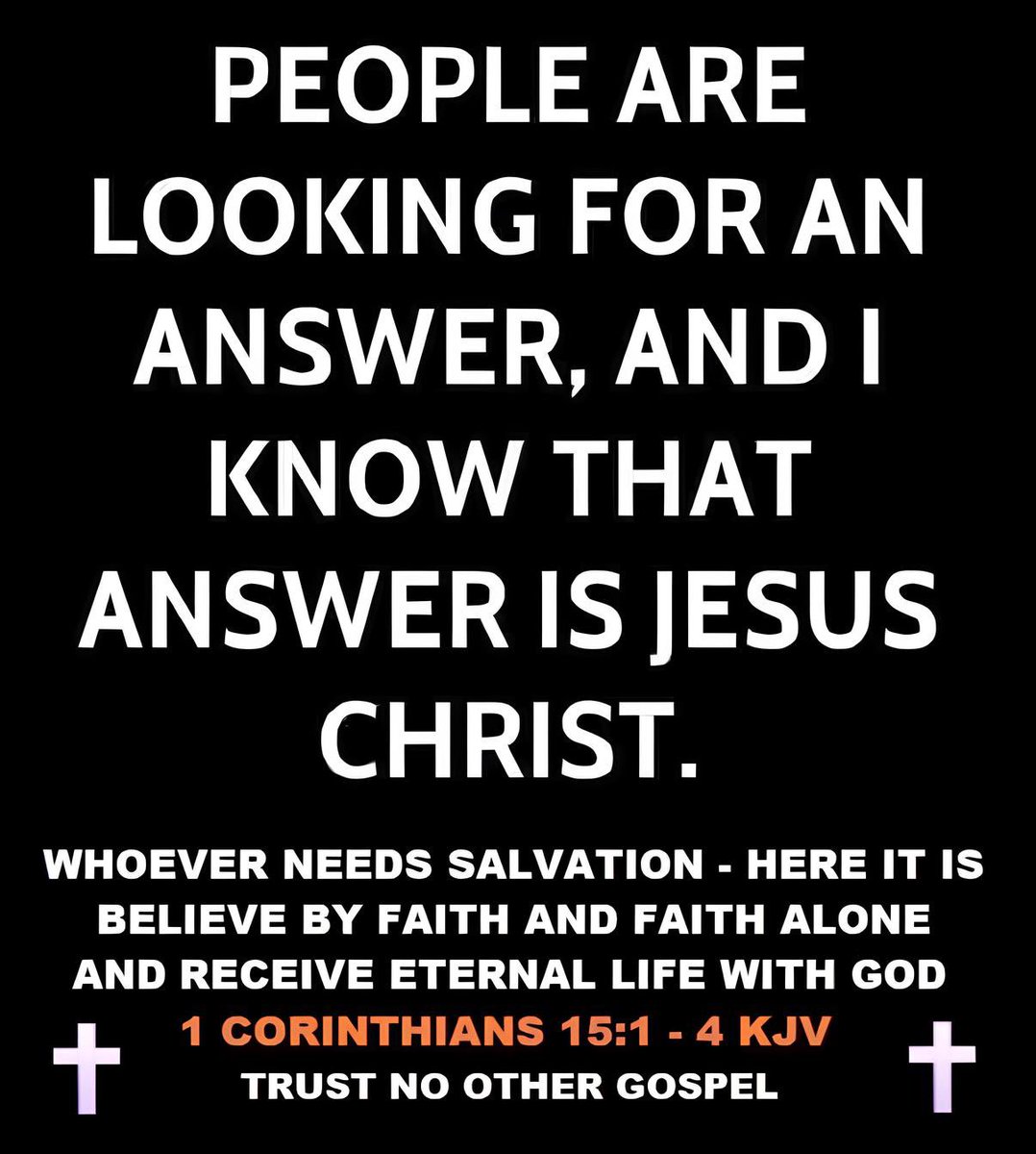 RayRayAnn85's tweet photo. @McJuggerNuggets No one can condemn you to hell. The whole world is condemned already if we haven't believed The Gospel. 

18 He that believeth on him is not condemned: but he that believeth not is condemned already, because he hath not believed in the name of the only begotten Son of God. https://t.co/2knYmhs2HH