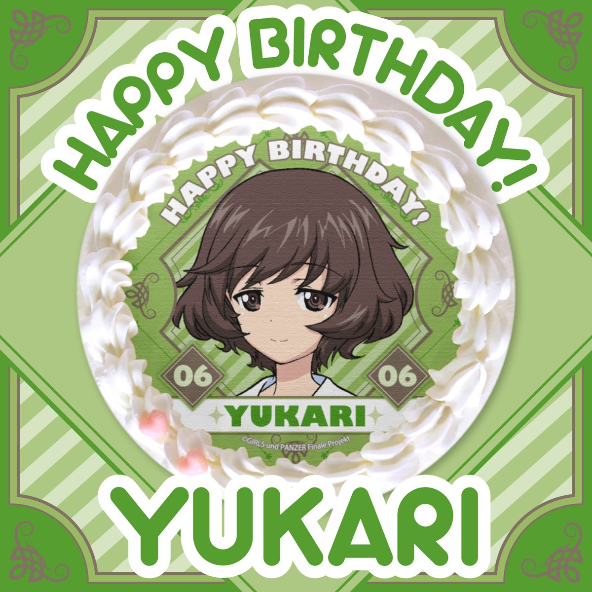happypriroll's tweet photo. 『ガールズ＆パンツァー』
本日6月6日は #秋山優花里 のお誕生日‼

✨HAPPY BIRTHDAY ✨
素敵なお誕生日になりますように🎉
https://t.co/qWy1i7AZ5L

#garupan
#秋山優花里生誕祭2026
#秋山優花里誕生祭2026 https://t.co/WZKlCDnaf6