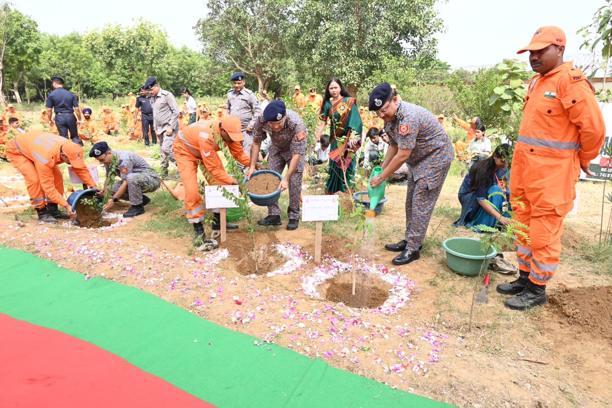 NDRFHQ's tweet photo. Committed to nurturing every sapling into a thriving tree, NDRF continues its efforts towards a greener, more resilient and sustainable future.

#NowForClimate
#ClimateAction https://t.co/On88zHIaNJ